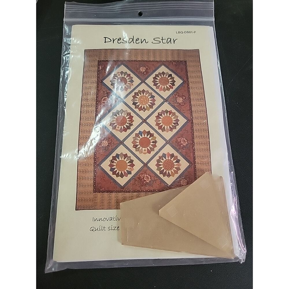 Laundry Basket Quilts Dresden Star Pattern LBQ-DS01-P